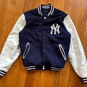 Reversible NY Yankees varsity jacket Genuine soft